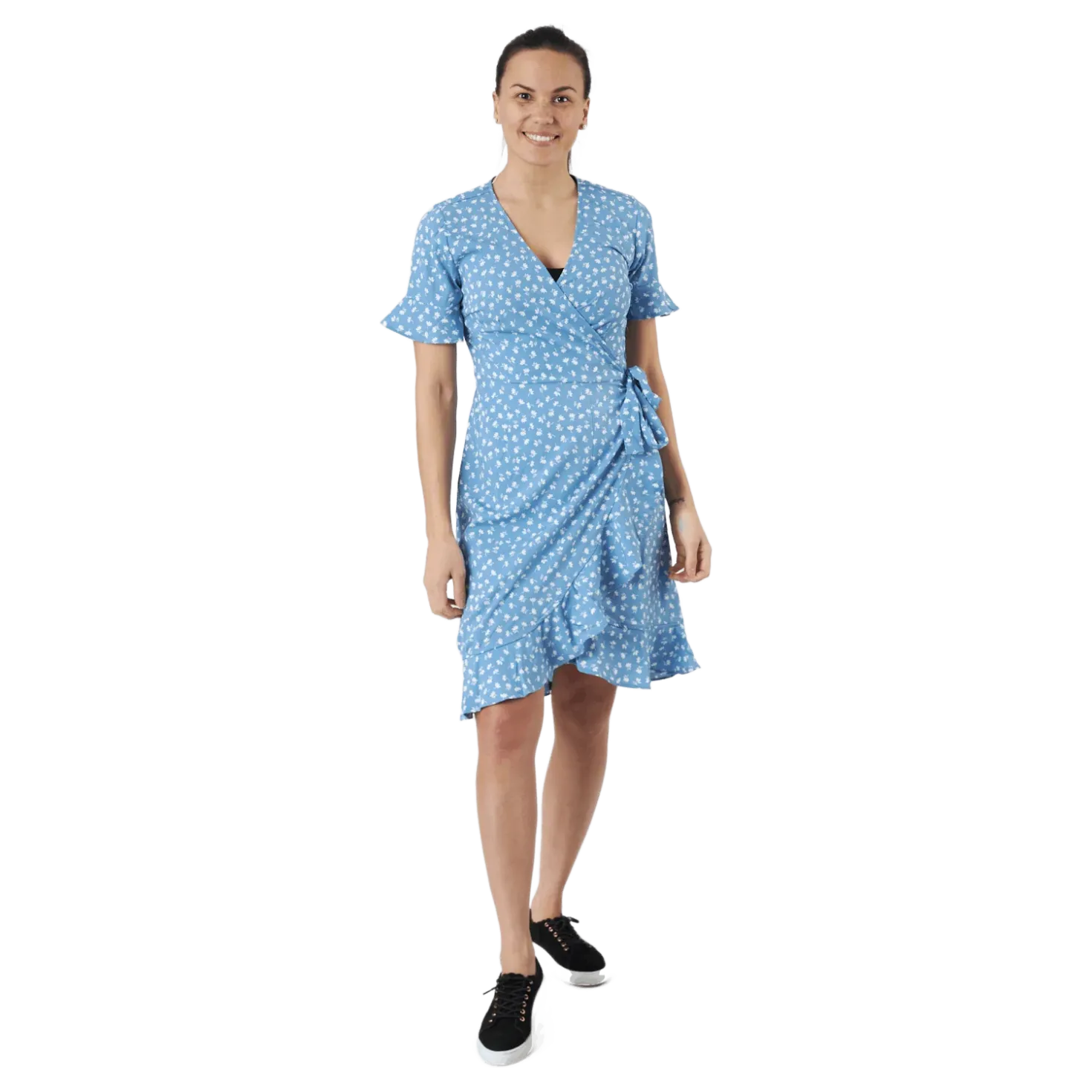 Onlolivia S/s Wrap Dress Wvn Allure