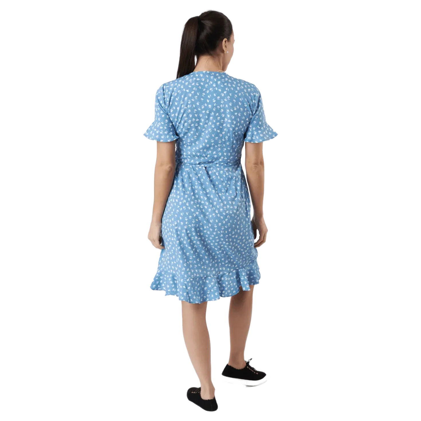 Onlolivia S/s Wrap Dress Wvn Allure