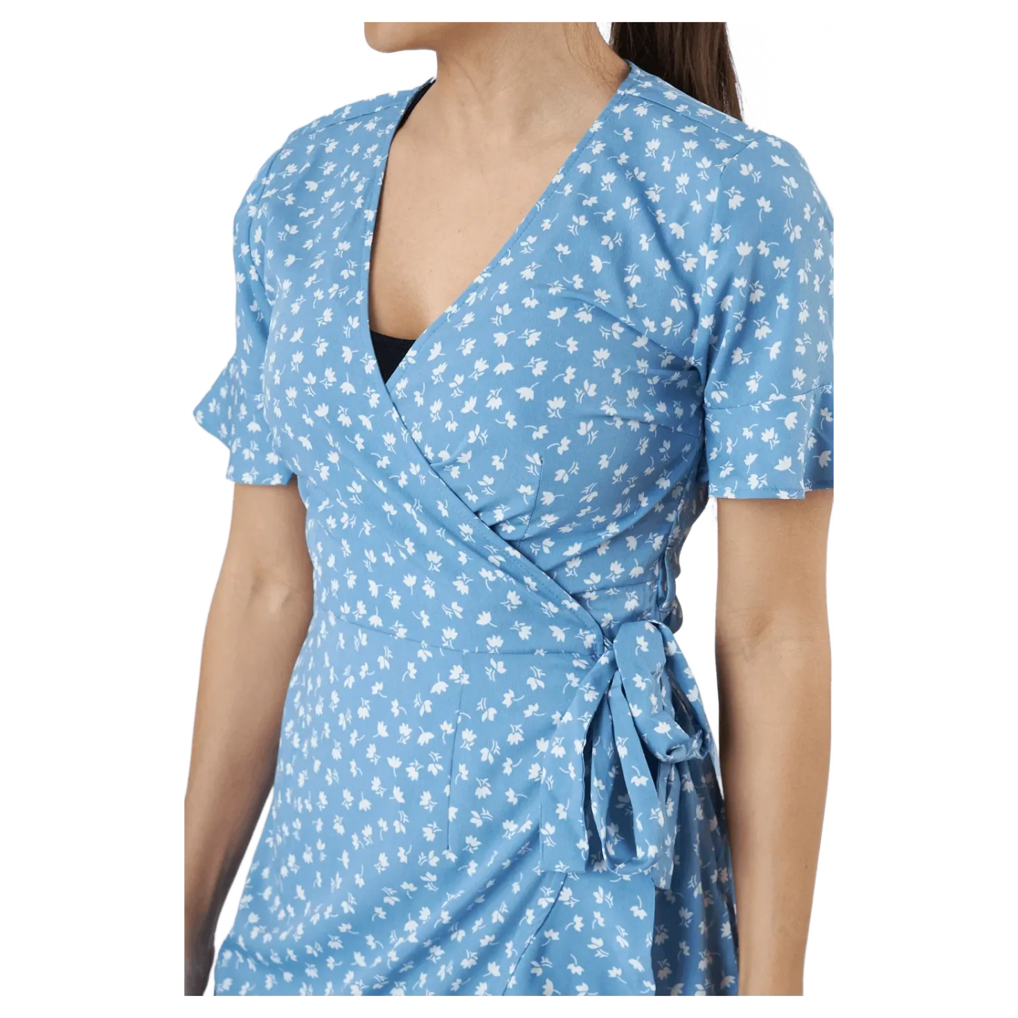 Onlolivia S/s Wrap Dress Wvn Allure