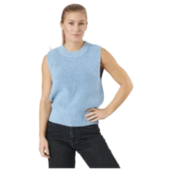 Onlparis Life Vest Knt Sky Blue