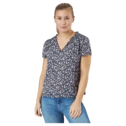 Onlsonja Life S/s V-neck Top N Night Sky