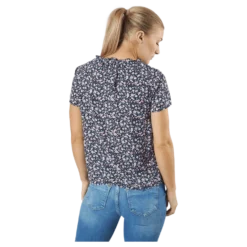 Onlsonja Life S/s V-neck Top N Night Sky