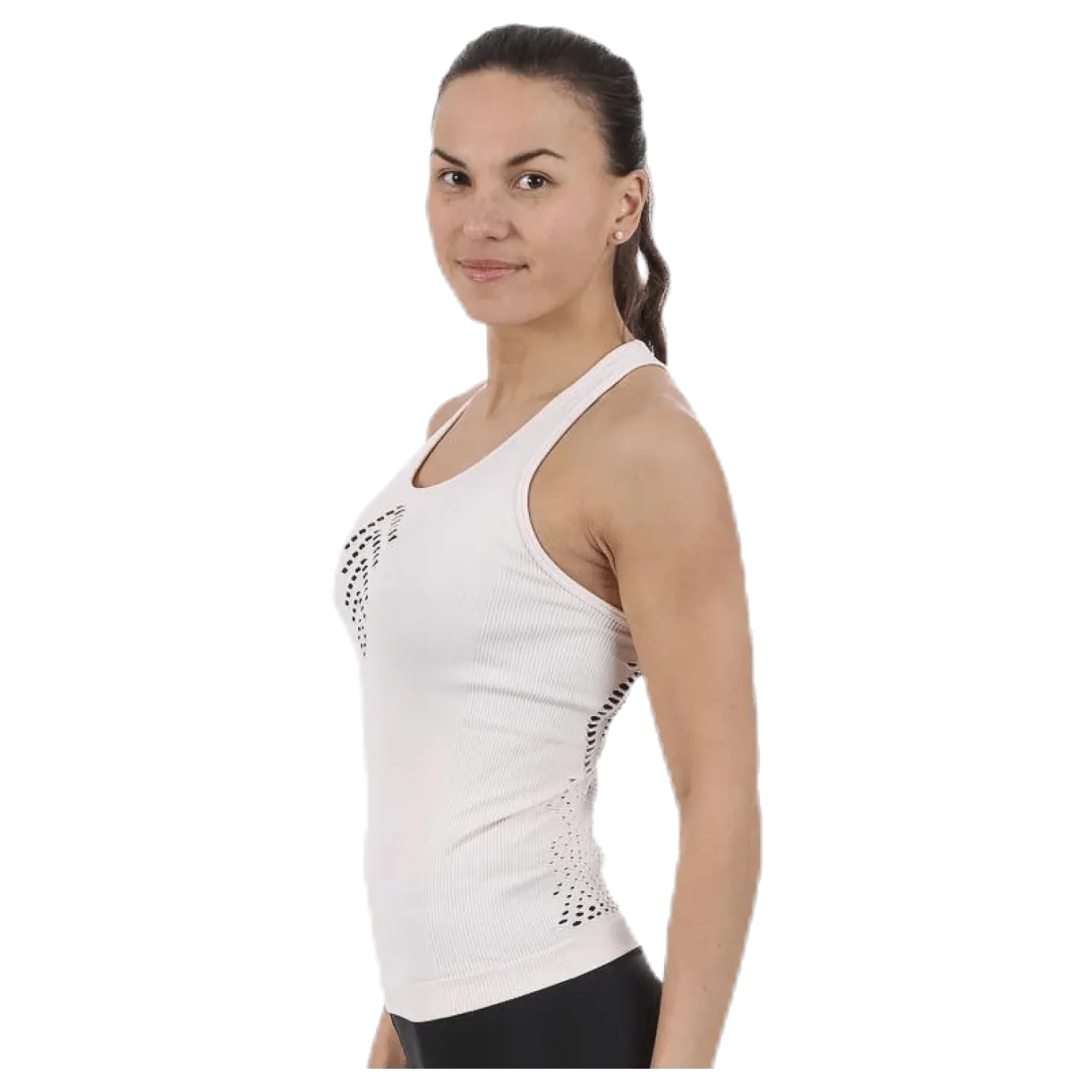 Open structure racerback Pink
