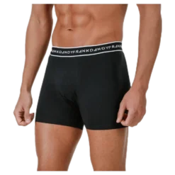 Organic Cotton Boxer 5-Pack Blue/Black/Grey
