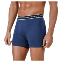 Organic Cotton Boxer 5-Pack Blue/Black/Grey