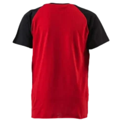 Organic Rag Tee Youth Black/Red