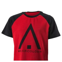 Organic Rag Tee Youth Black/Red