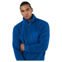 Original Pile Zip Jacket Blue