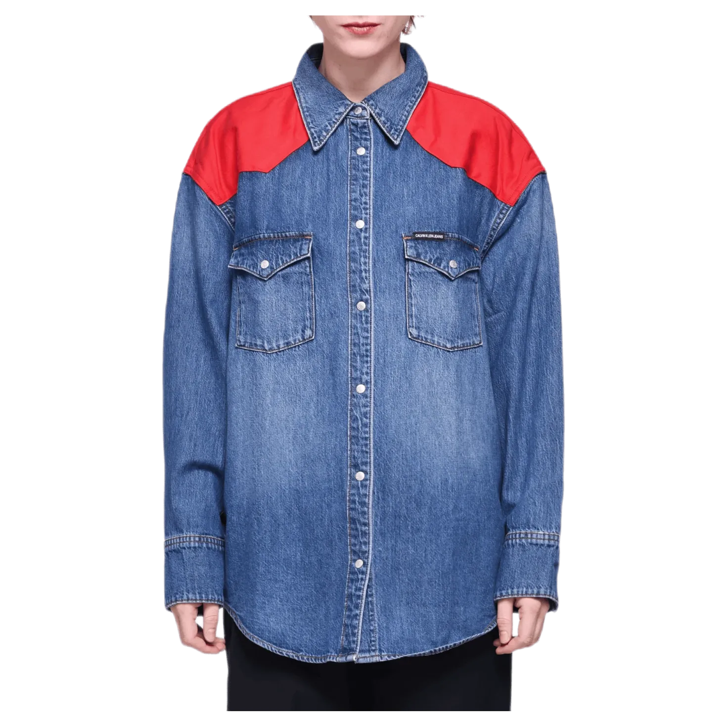Oversized Foundation Shirt Blue