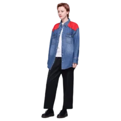 Oversized Foundation Shirt Blue