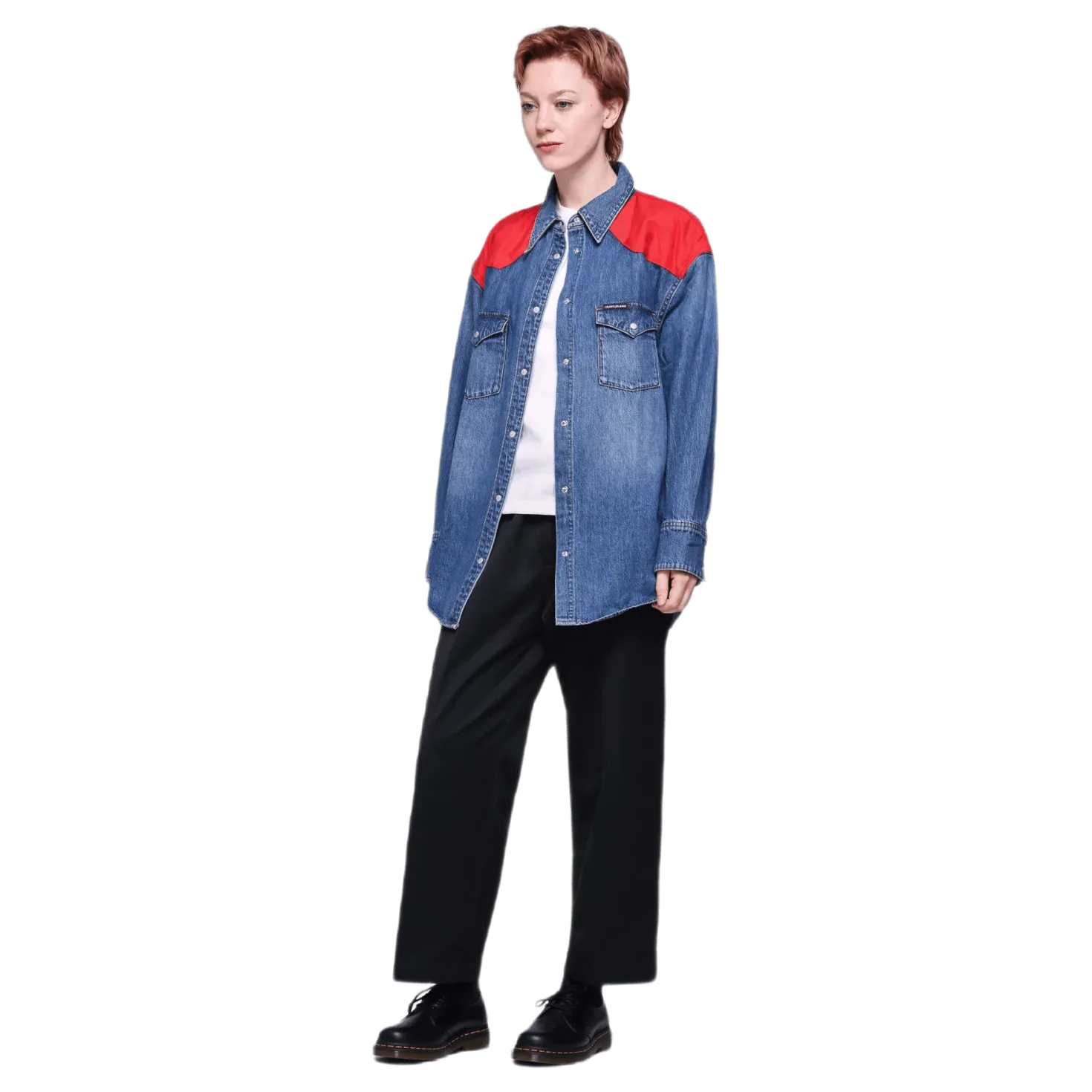 Oversized Foundation Shirt Blue