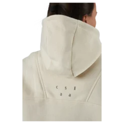 Oversized Zip Hood Light Sand