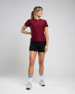 Pace Tee Burgundy