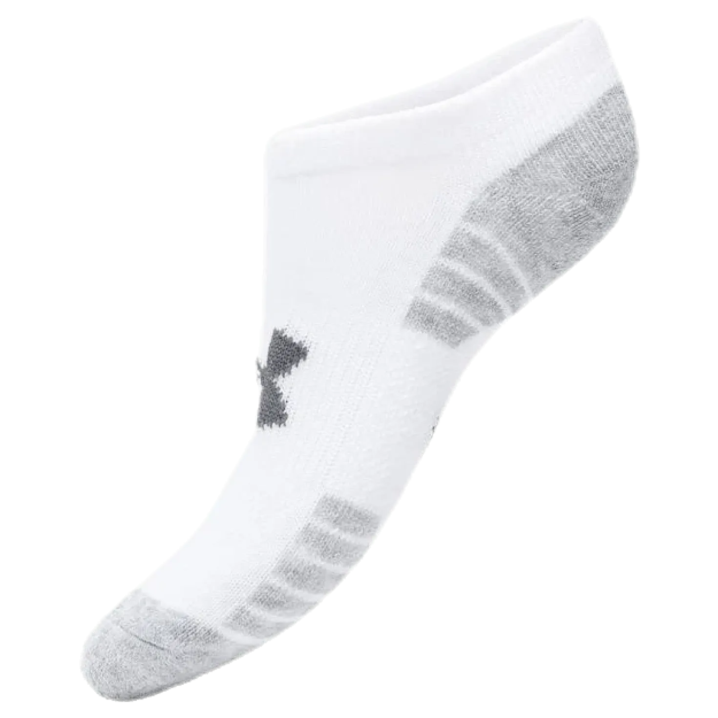 3-Pack Heatgear No Show Jr White