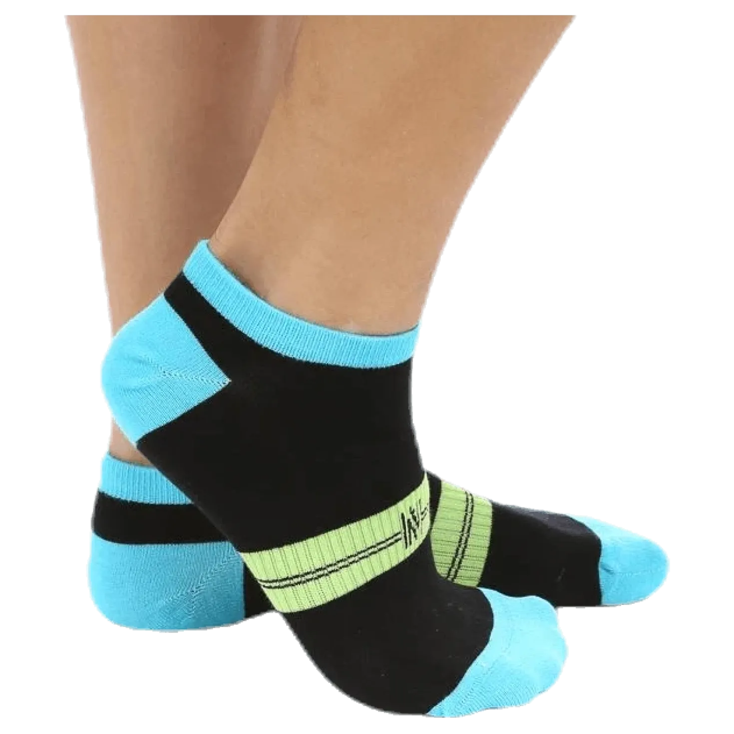 2-pack Lady Low-cut Blue/Grey