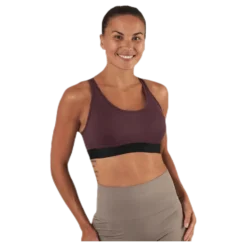 Padded Crossback Bra Purple