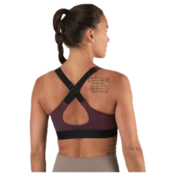 Padded Crossback Bra Purple
