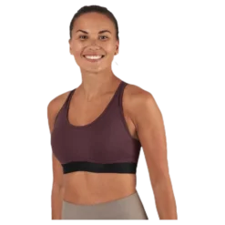 Padded Crossback Bra Purple