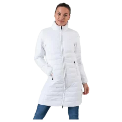 Padded Jacket Long Logo Avera White