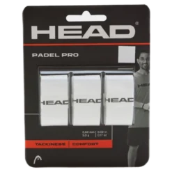 Padel Pro 3 Pcs Pack White