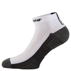 Padel Quarter Socks White Black