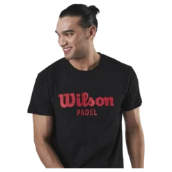 Padel Scrpt Tee Black
