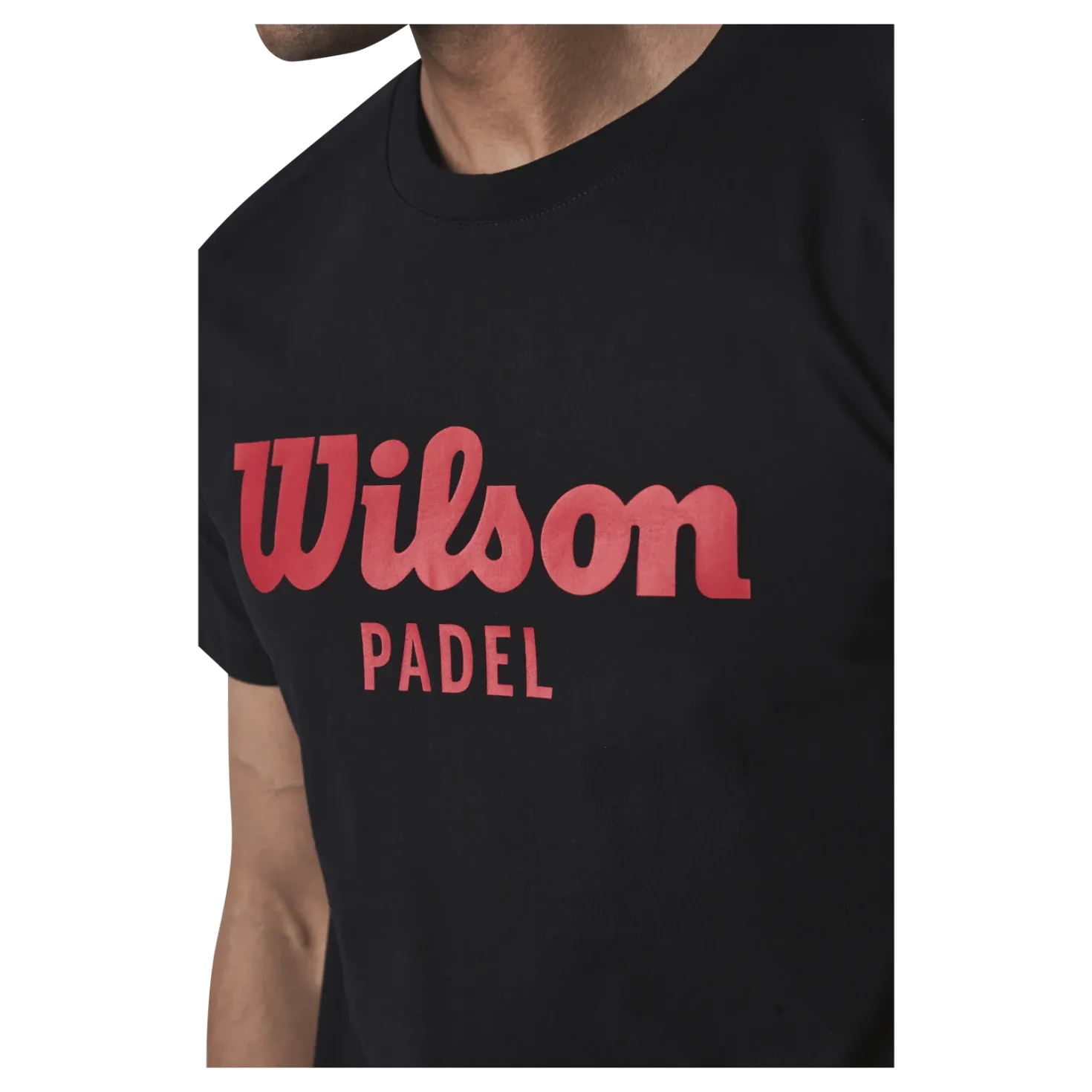 Padel Scrpt Tee Black