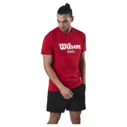 Padel Scrpt Tee Red