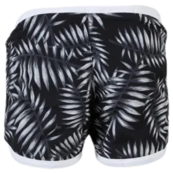 Palm Swim Diaper Shorts Black