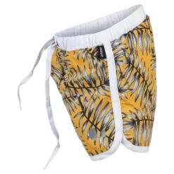 Palm Swim Diaper Shorts Yellow