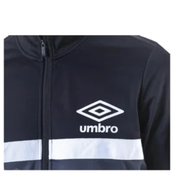 Panelled Track Top Black