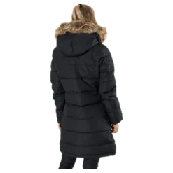 Paranaque Long Down Parka Jacket Black