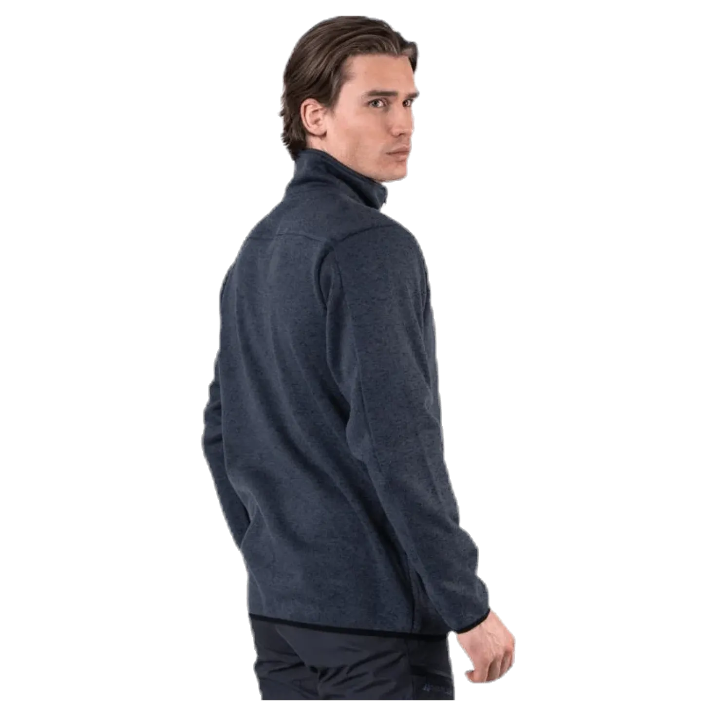 Pareman Melange Fleece Jacket Grey