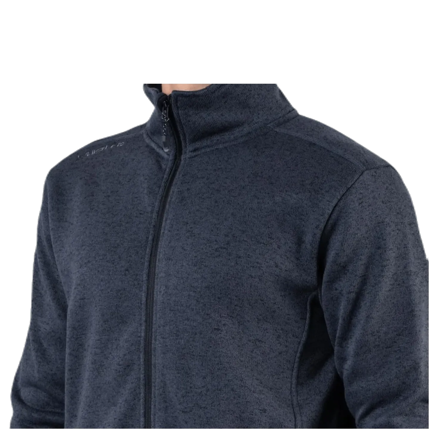 Pareman Melange Fleece Jacket Grey