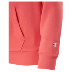 Pastel Hooded Sweatshirt Junior Red