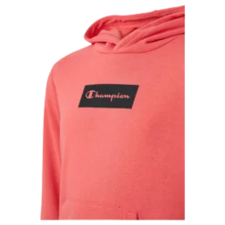 Pastel Hooded Sweatshirt Junior Red