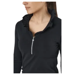 Patrice 3/4 Polo Shirt Black