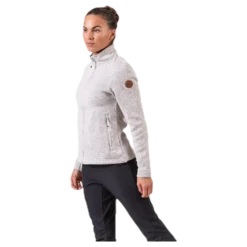 Paulina Melange Fleece Jacket Beige