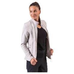 Paulina Melange Fleece Jacket Beige