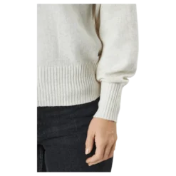 Pccava Ls High Neck Knit Bc Birch