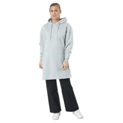 Pcchilli Ls Sweat Dress Bc Light Grey Melange