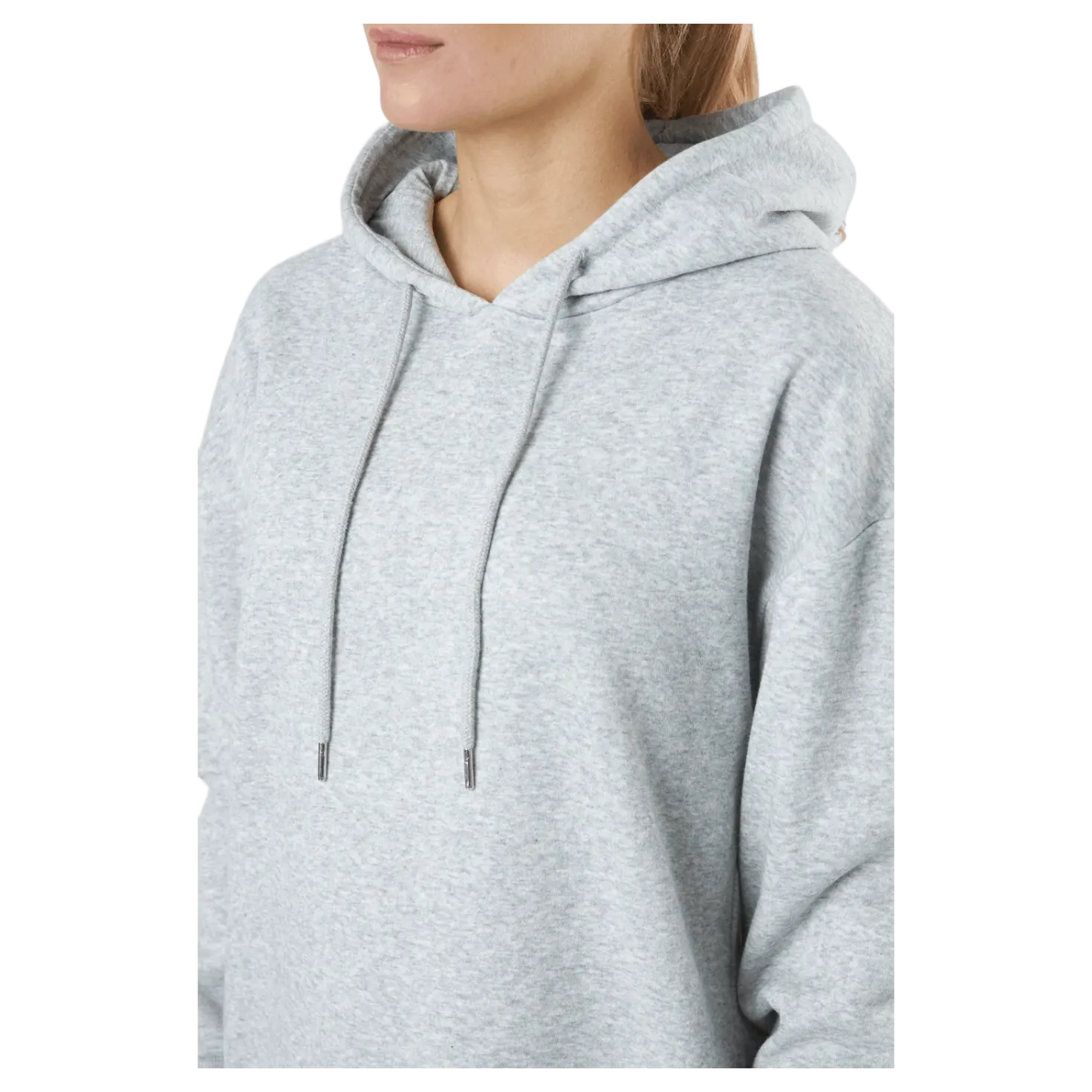 Pcchilli Ls Sweat Dress Bc Light Grey Melange