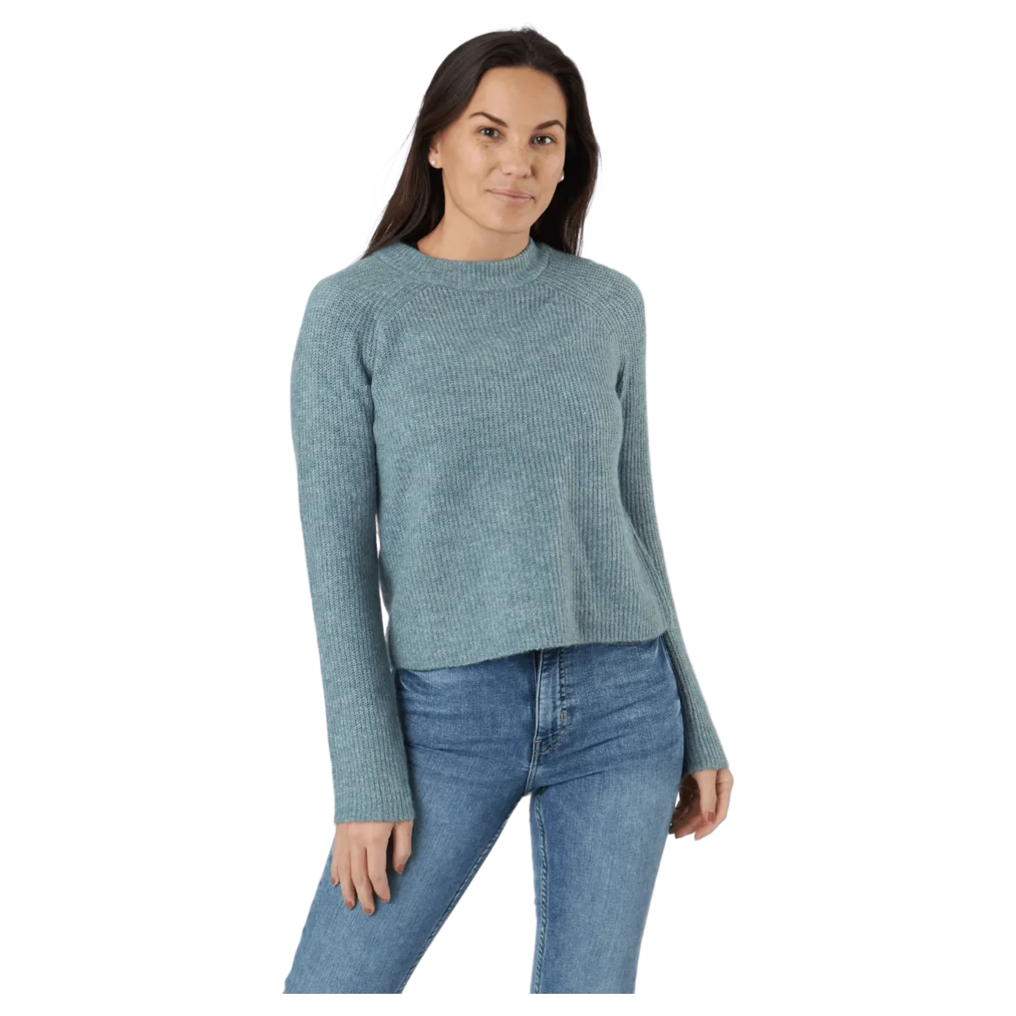 Pcellen Ls O-neck Knit Bc Trooper