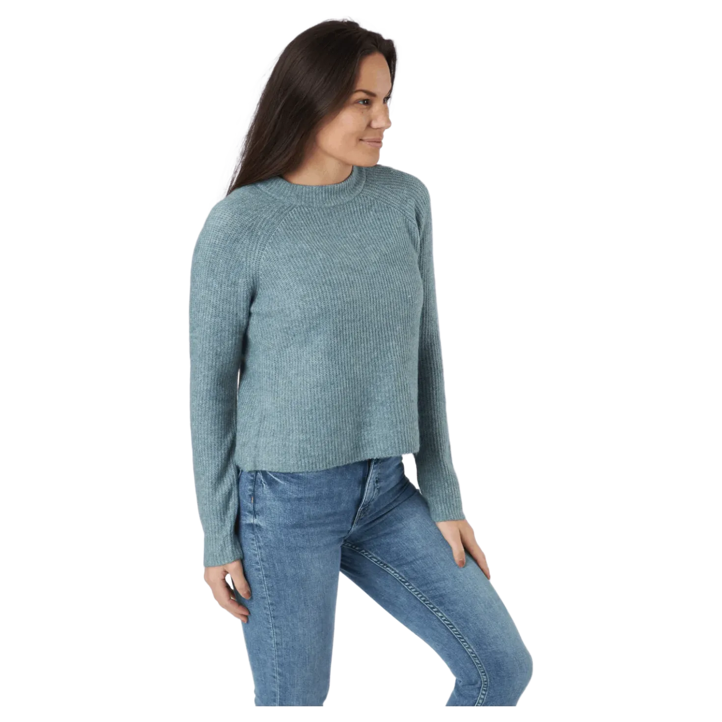 Pcellen Ls O-neck Knit Bc Trooper