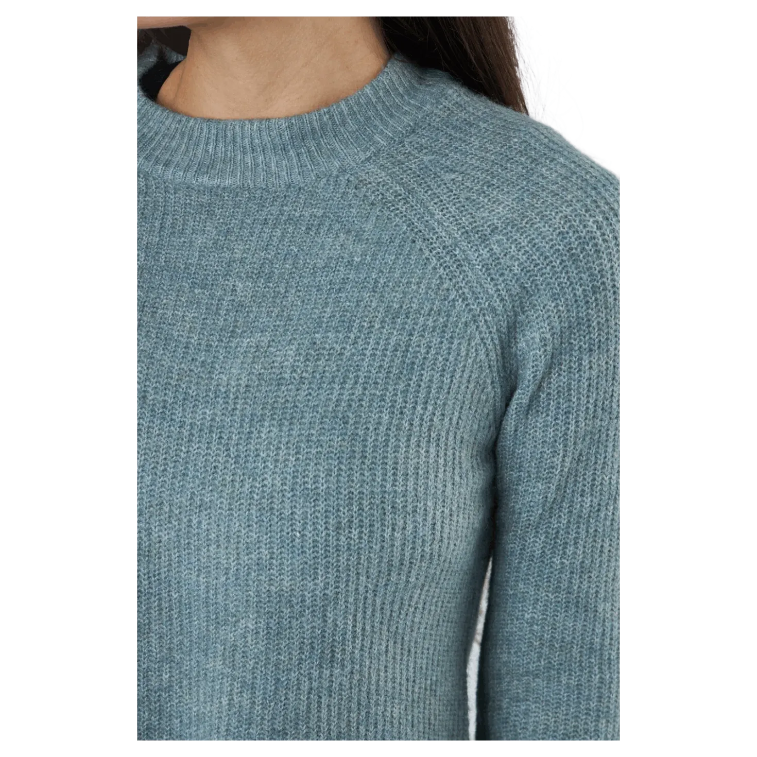 Pcellen Ls O-neck Knit Bc Trooper