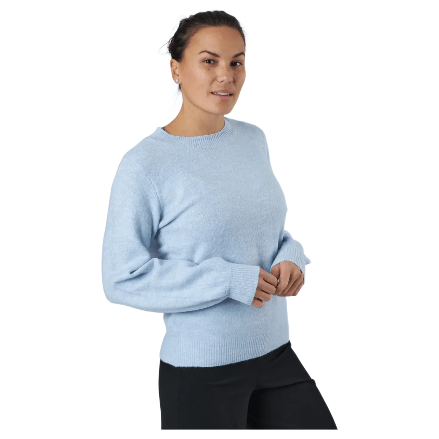 Pcperla Ls Knit Bc Kentucky Blue