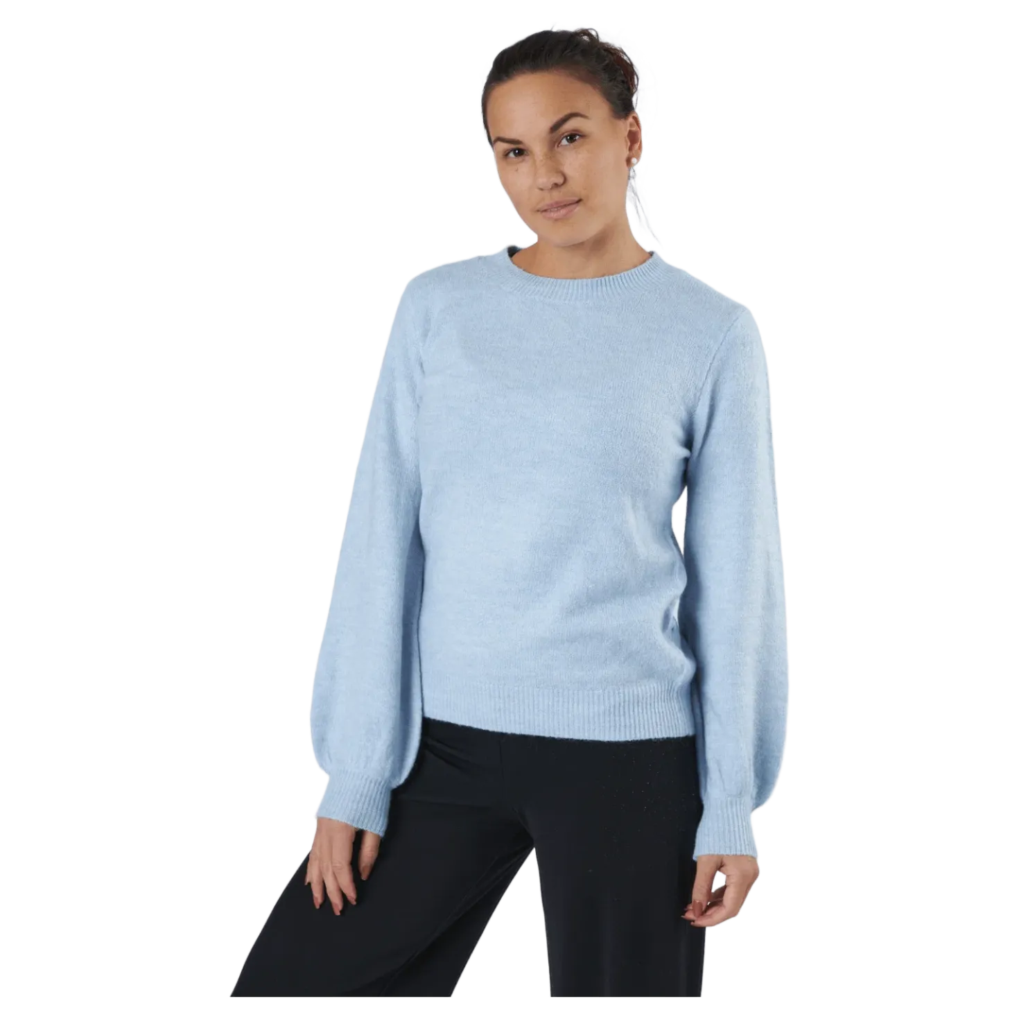 Pcperla Ls Knit Bc Kentucky Blue