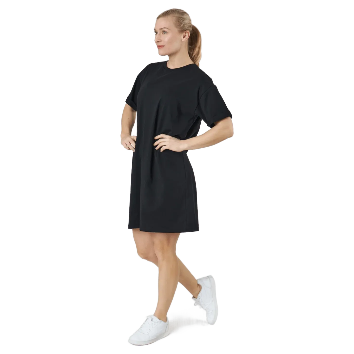 Pcria Ss Dress Bc Black