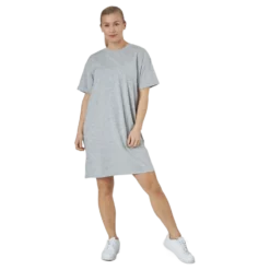 Pcria Ss Dress Bc Light Grey Melange