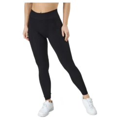 Pcsymmi Rib Leggings Bc Black